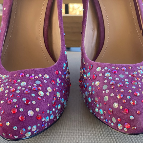 Vince Camuto Purple Pumps with Jewels - Picture 1 of 8